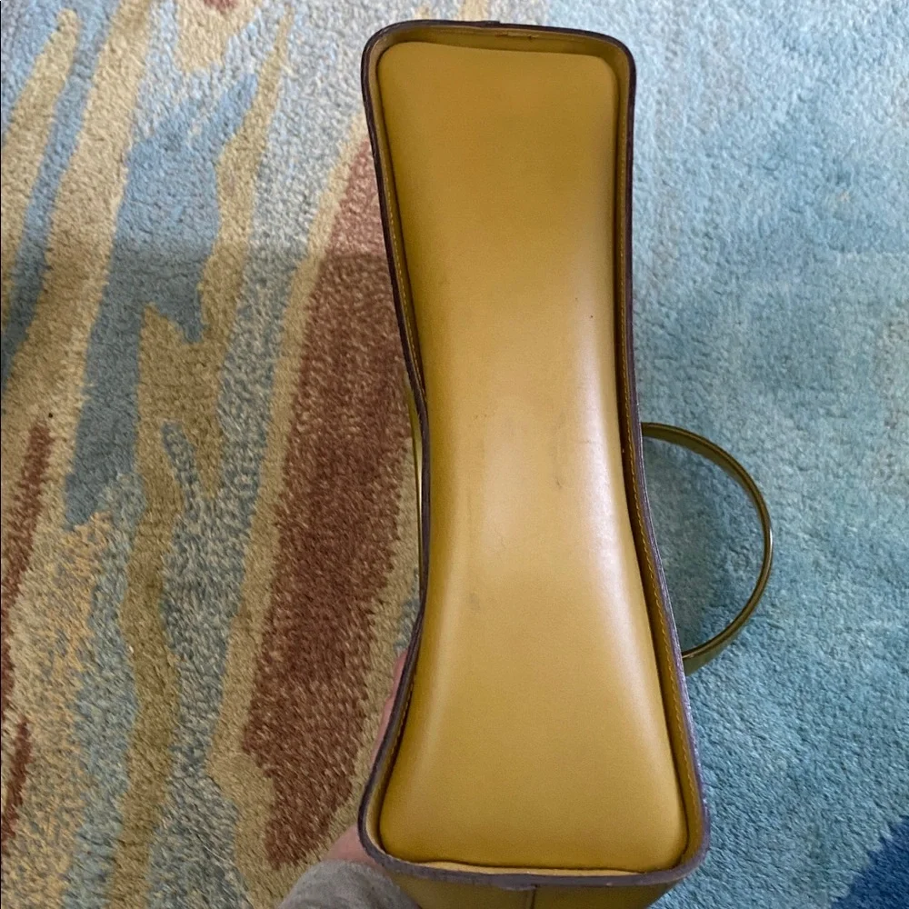 Lamarthe Mustard Leather Handbag